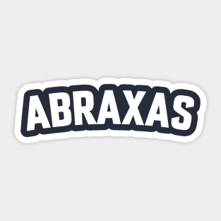 ABRAXAS Sticker